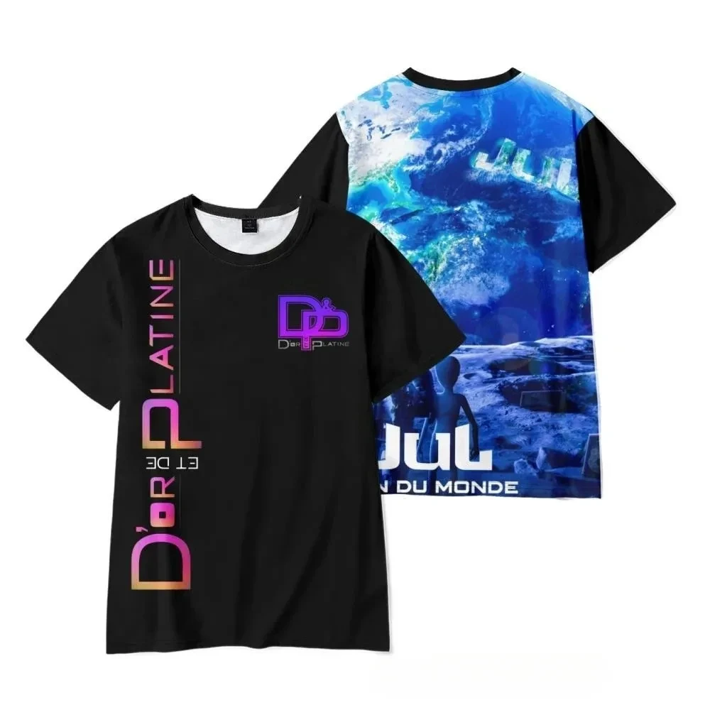 Summer Kids Clothes Adults Hip Hop Trend Short Sleeve Tees Tops Oversized Streetwear Popular Rapper JuL New Album 3D PT-Shirts 3