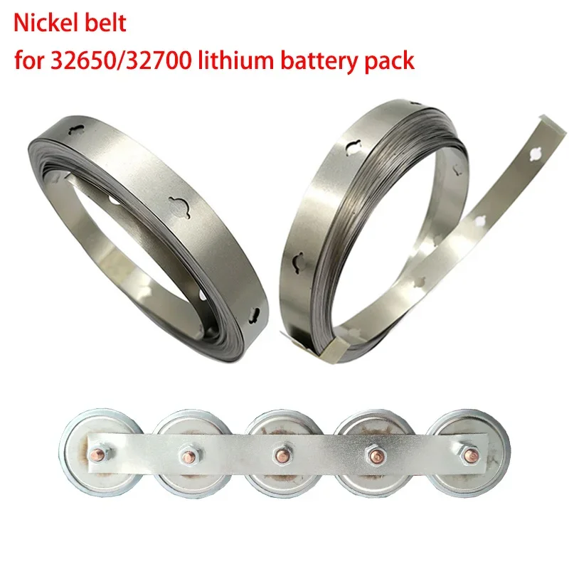 

5m/10m 0.2 Thickness 32650 Lithium Battery Connector Nickel Strip 32700 Lifepo4 Battery Pack Connector Nickel-plated Steel Strip