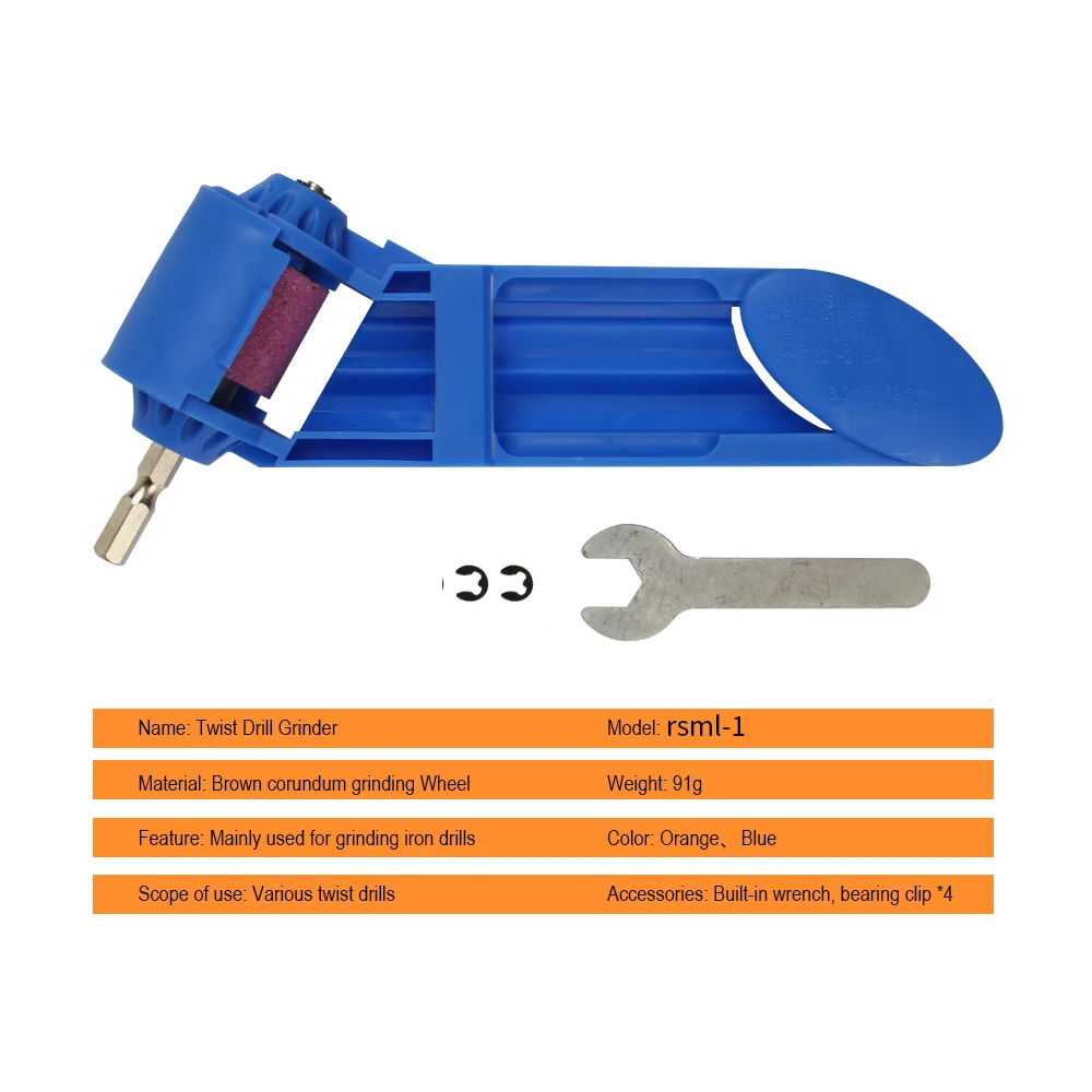 Corundum Grinding Wheel Bit Tool Drill Bit Sharpener Twist Drill Sharpening machine 2-12.5mm drill bits drill bit