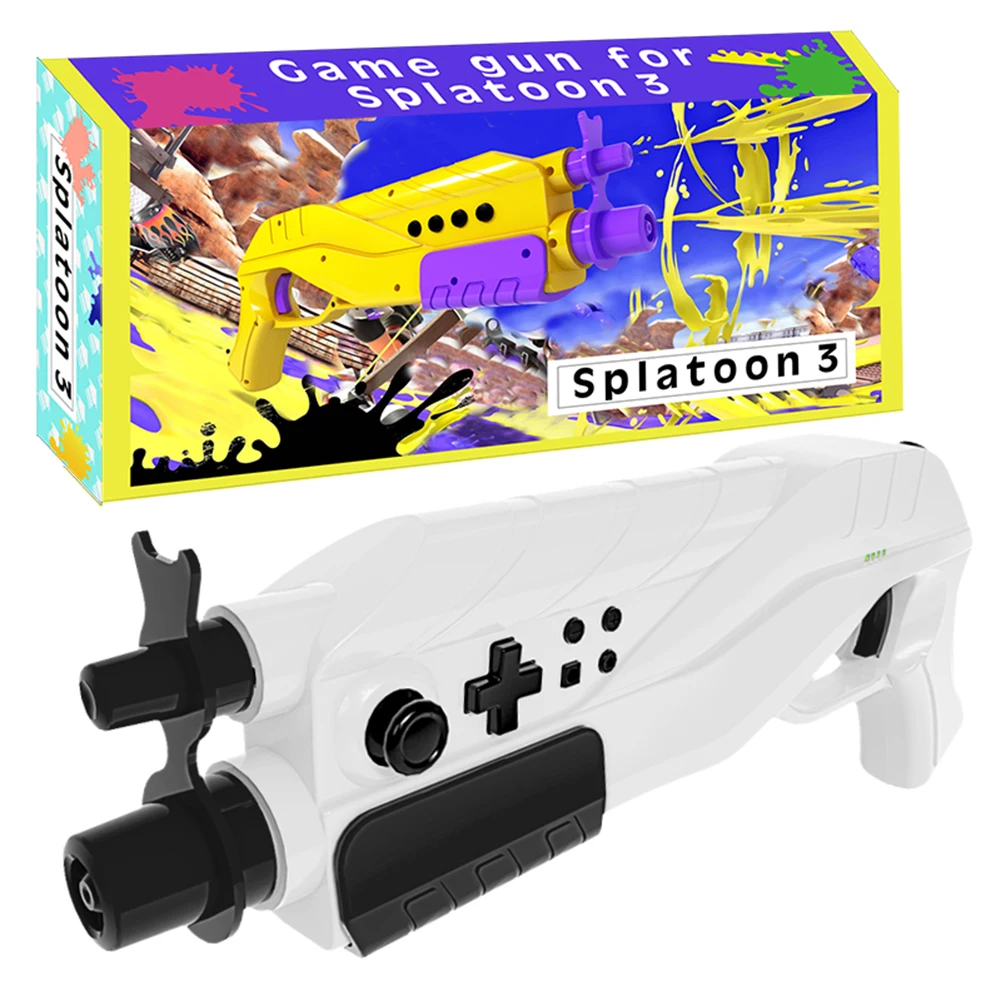 Hand Grip Motion Controller Game Gun Controller Bluetooth-compatible Shooter Hunting Games for Nintendo Switch for Splatoon