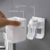 Creative Wall Mount Automatic Toothpaste Dispenser Bathroom Accessories Waterproof Lazy Toothpaste Squeezer Toothbrush Holder 1