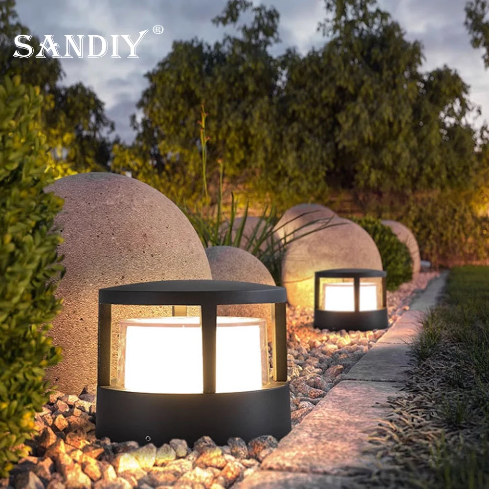 Lampada Da Parete Per Esterni A Led Per Esterni Lampada Da Parete Per Esterni Custodia In Alluminio Pressofuso Balcone Patio Comunità Park Lawn Light 