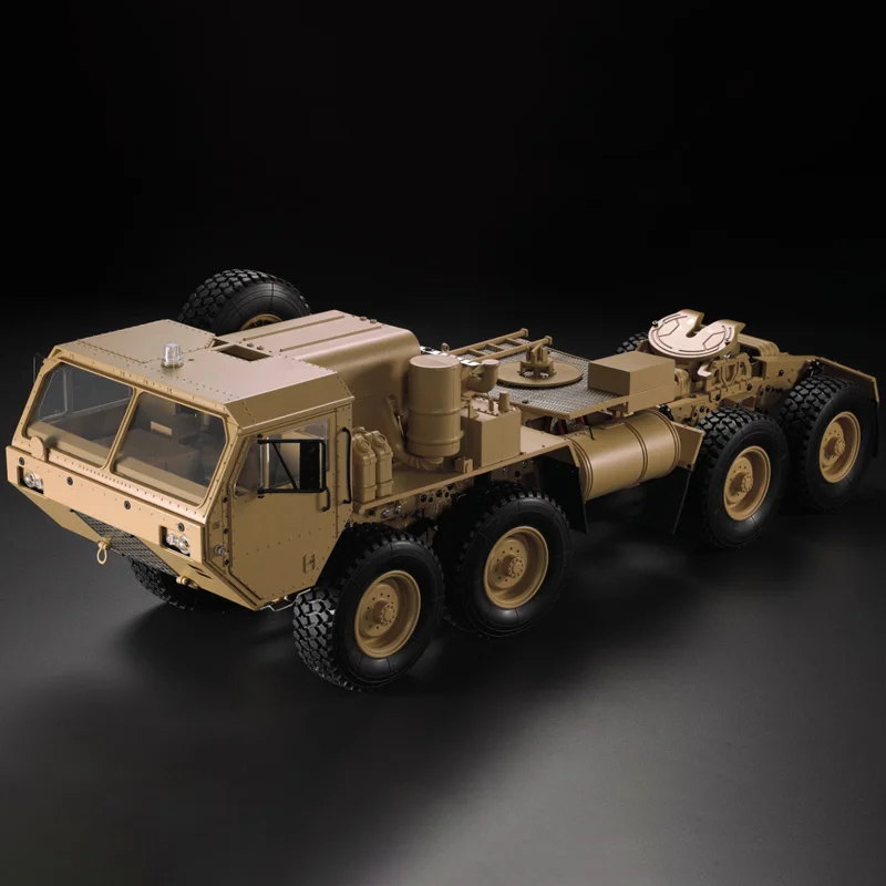 HG 1/12 US RC Military Truck Metal 8x8 Driver Simulation