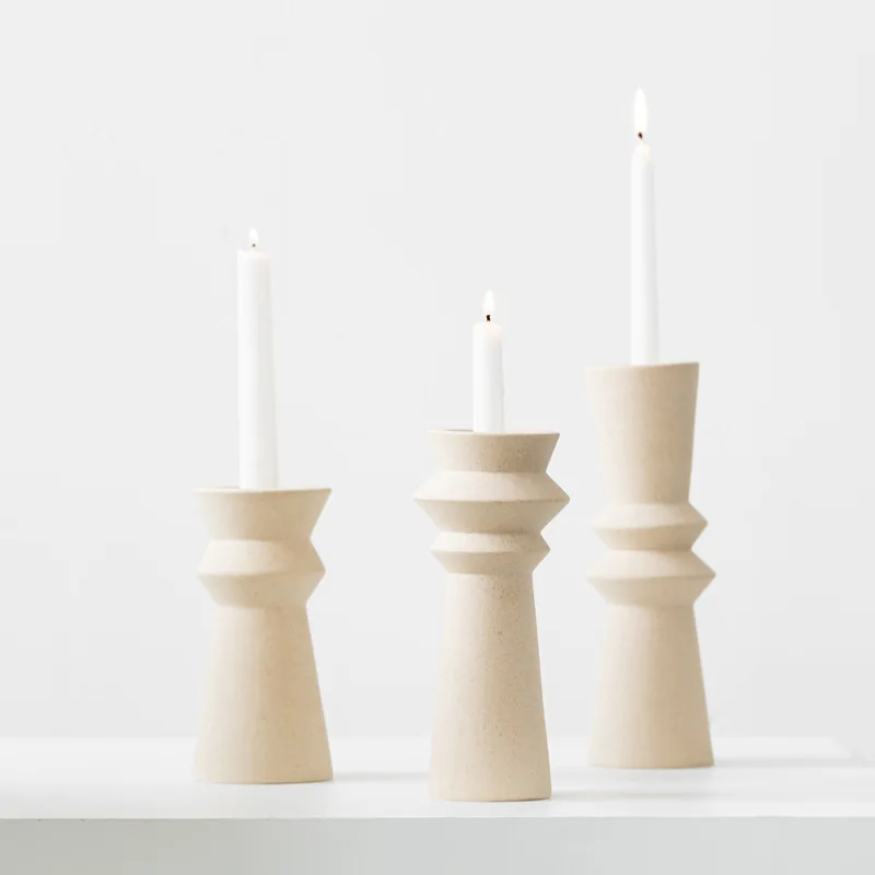 

Nordic Scented Candle Holder Creative Craft Utensils Wedding Table Decorations Photography Props Home Decor