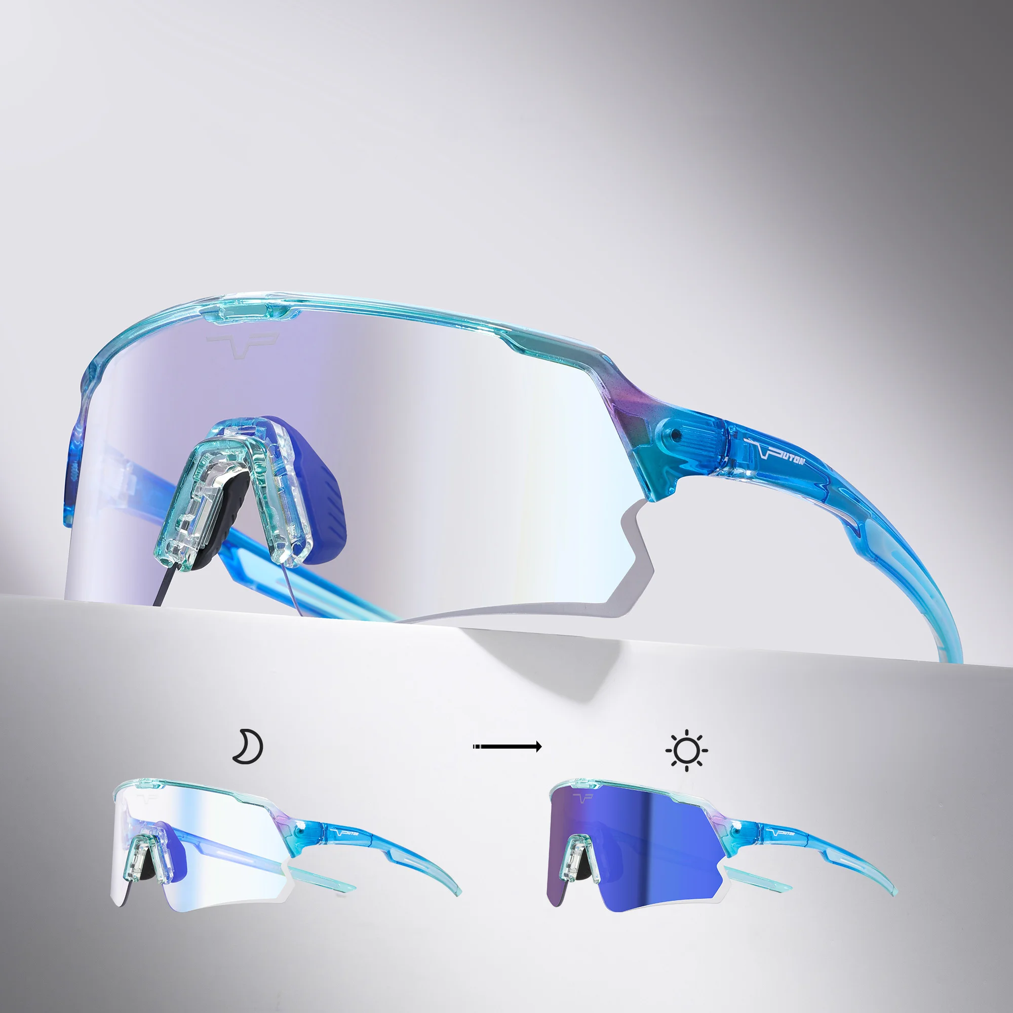 Photochromic Outdoor Sports Sunglasses