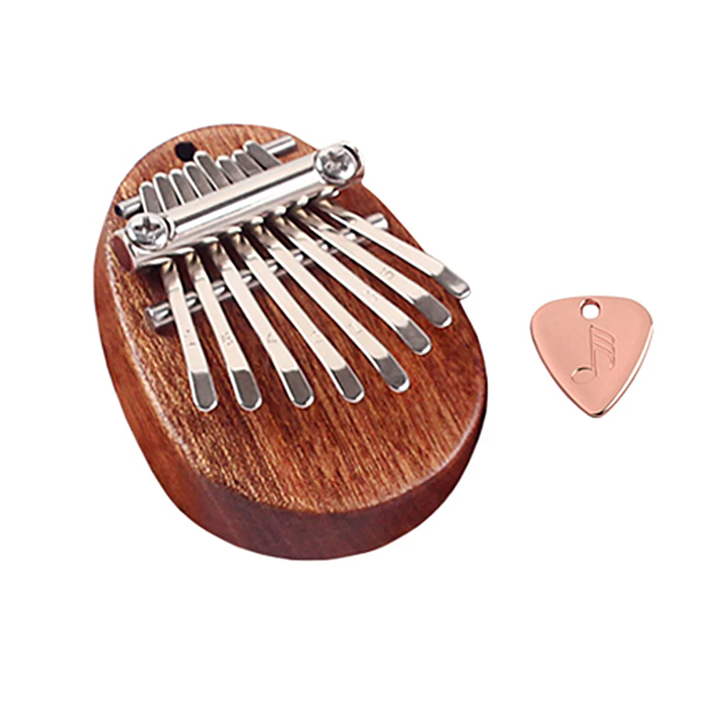 

Kalimba 8 Keys with Plectrum, Portable Wooden Thumb Piano, Finger Piano, African Musical Instrument Gift for Kids Beginners