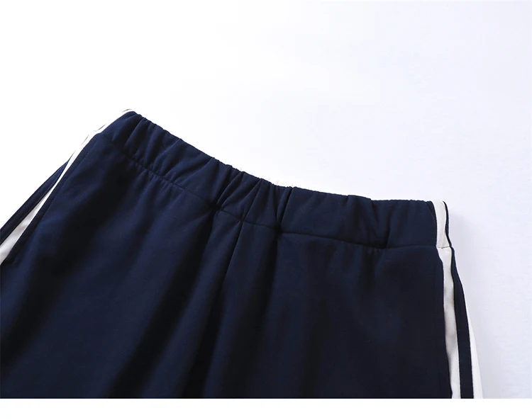 Side-Stripe Patchwork Track Shorts Sd3c400ac4663474683161805664d37a7V