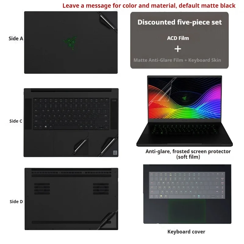 Premium Laptop Body Protective Film - Scratch-Resistant Case Cover