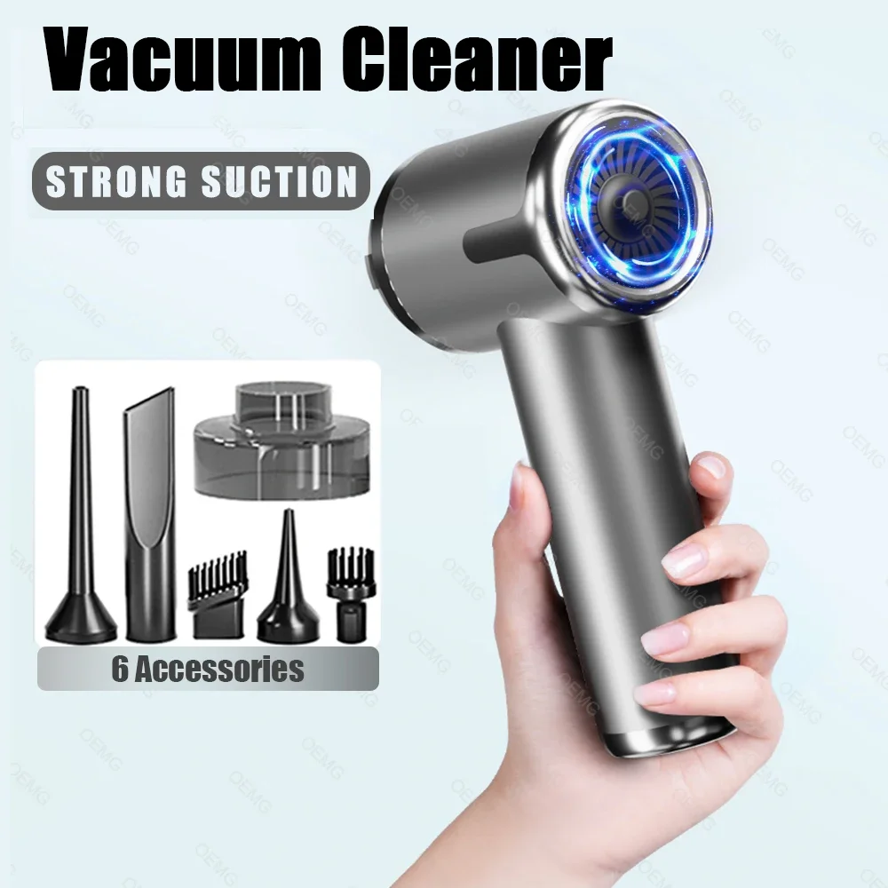Mini Car Vacuum Cleaner Portable Wireless Hand held Vacuum Cleaner for Home Appliance Powerful Cleaning Machine Car handheld vacuum cleaner wireless vacuum cleaner portable vacuum cleaner