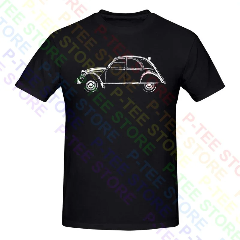 Citroen 2Cv Deux Chevaux French Classic Car Shirt T-Shirt Tee Pop Trendy Novità Hot Deals