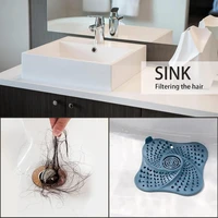 Anti-Blocking Hair Catcher for Bathroom Stopper Plug Shower Floor Drain Covers Sink Strainer Sewer Filter Bathroom Accessories 6