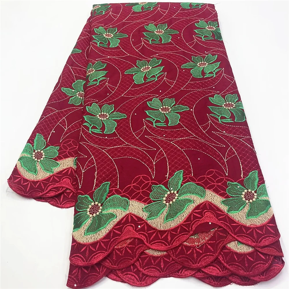 

Ulifelace Nigerian Sewing Evening Dress 2023 High Quality Soft Skin Cotton Swiss Voile Lace In Switzerland Dry Fabrics CT1306