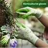 Garden Gloves One Size for Women Breathable Foam Latex Working Gloves, for Gardening Landscape DIY Rubber Gloves 1