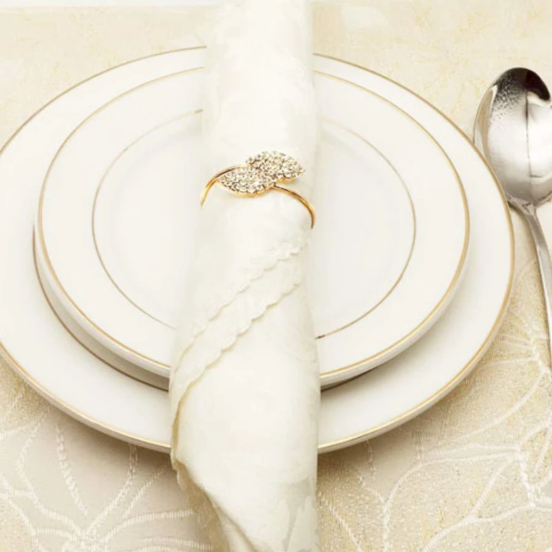 Metal Napkin Rings 12 Pcs Wedding Party Dinner Table Decoration