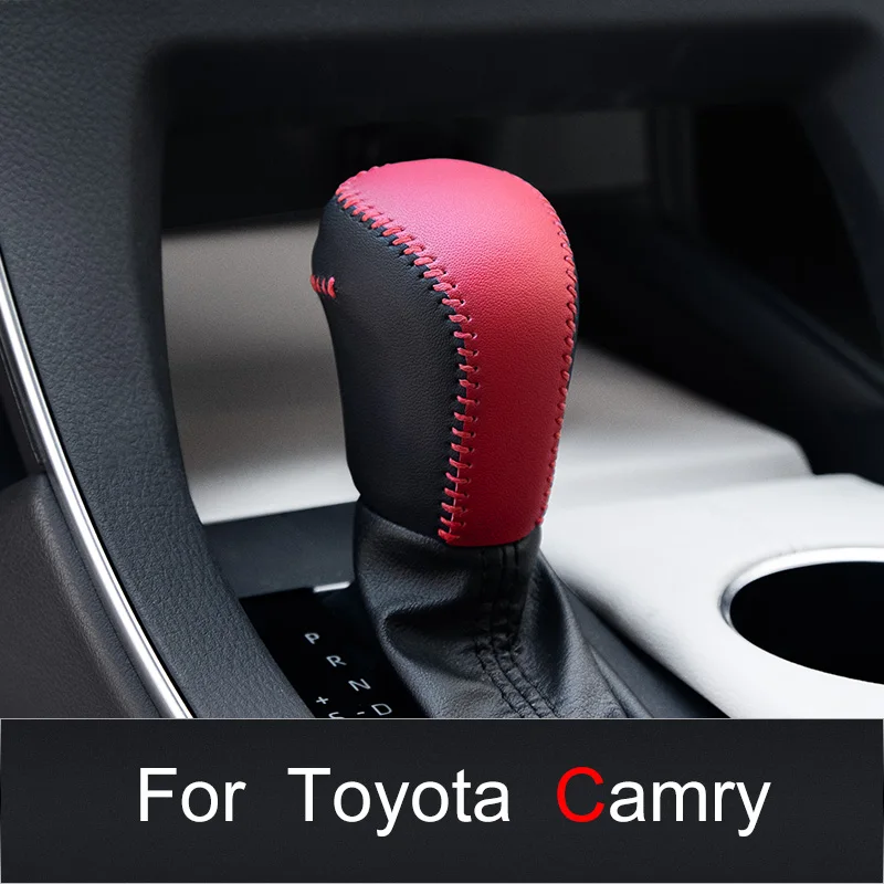 Car Shift Handle Glovesr Case Shift Anti-slip Grip Sleeve for Toyota Camry car shift handle sleeve