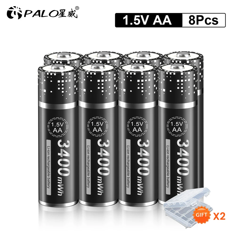 8PCS AA Battey