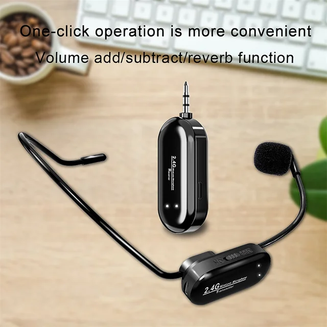 Uhf Wireless Headset Microphone Bluetooth Fitness Microphone - Main Image