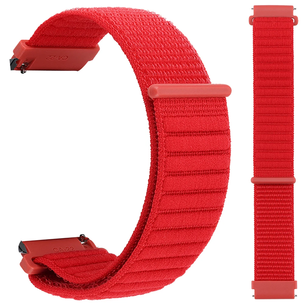 Versatile Nylon Watch Strap - 20mm/22mm, Breathable Loop Bracelet