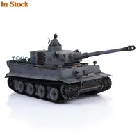 1/16 HENG LONG 7.0 Plastic Ver German Tiger I RC Tank 3818 Radio Model with Sound System BB Shoot Unit BB Pellets TH17246-SMT4 1