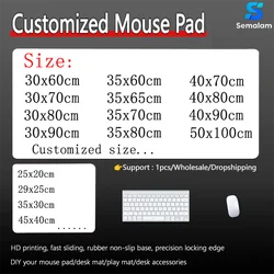 Personalized XXL Gaming Mouse Pad with High - Definition Print - Custom Office Desk Mat - Thickness 2mm (45x30cm(12x18inch))
