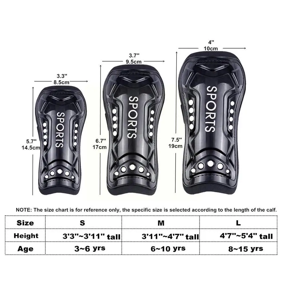 Soccer Shin Guards ABS Material For Kids Adults
