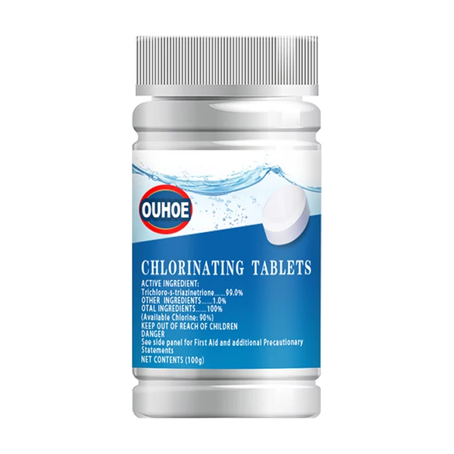 100G 300G 1 Font Úszómedence Tisztító Tabletta Medence Fertőtlenítő Vízparkhoz/Fürdőmedence/Tájmedence/Gyógyfürdő -Készletek - Image 4
