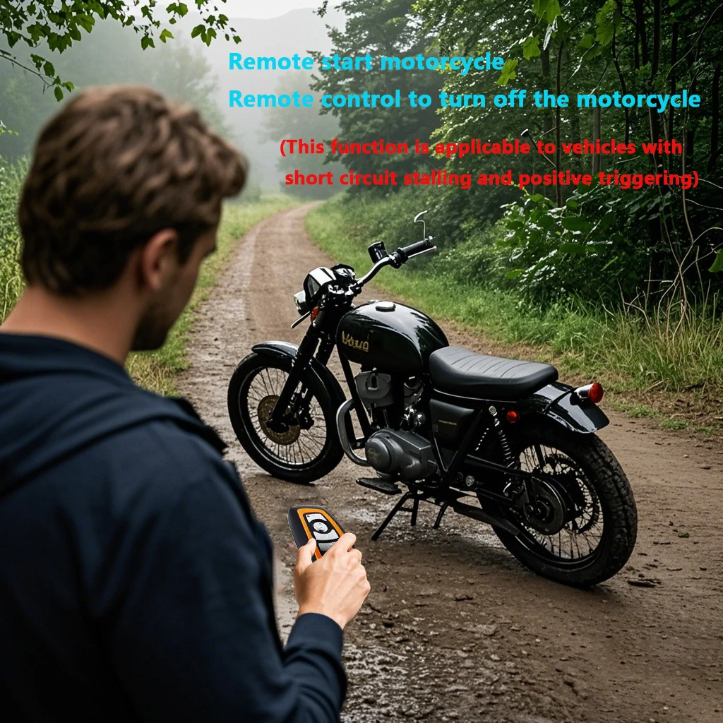 Universali motociklo signalizacijos sistemos vaizdas 4