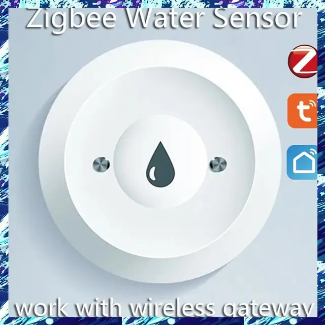 CEA Zigbee Water Immersion Sensor Water Leak Detector Water Linkage Alarm App Remote Monitoring Water Leak Detector 3