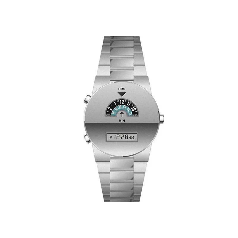 Retro Digital Watch Dual Time Zone Men's And Women's Wristwatch 2027 Factory Watches Meetups Cutting-edge Technologies