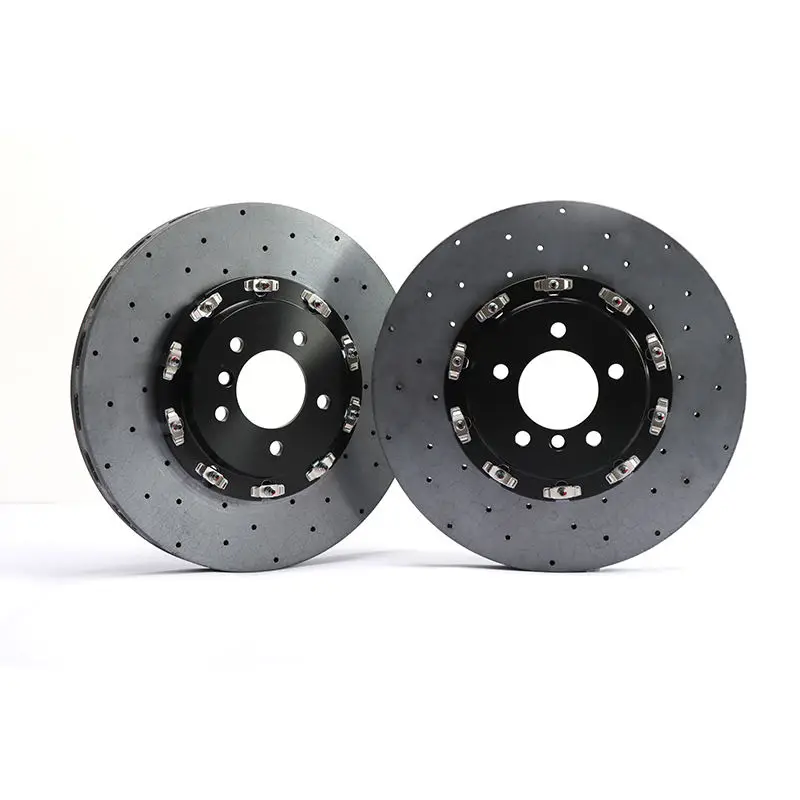 performance brake kits racing car brake disc carbon ceramic disc supplier for Mercedes-Benz C63 S AMG