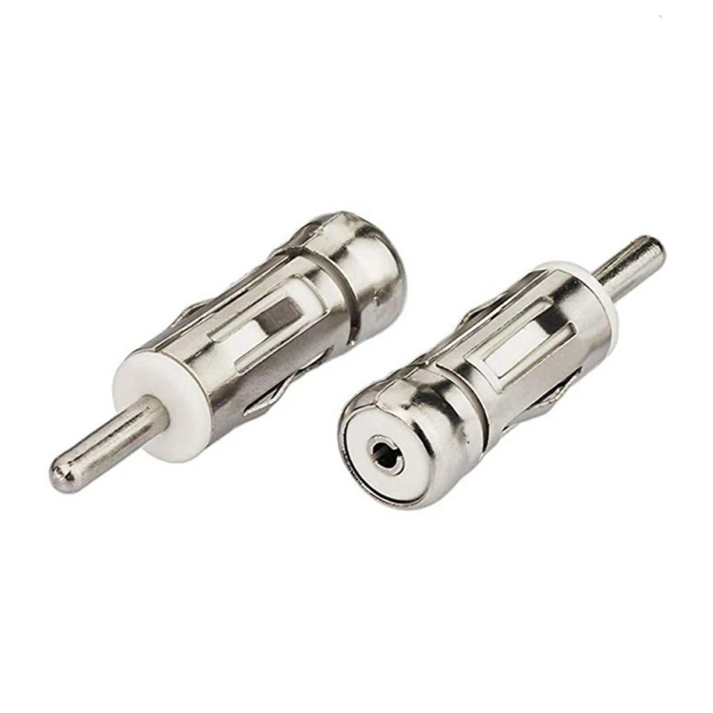 

1pc 10g Antenna Adapter Universal Car Vehicle Aerial Antenna Mast Adapters For Stereo Radio ISO To Din Metal Alloy Connectors