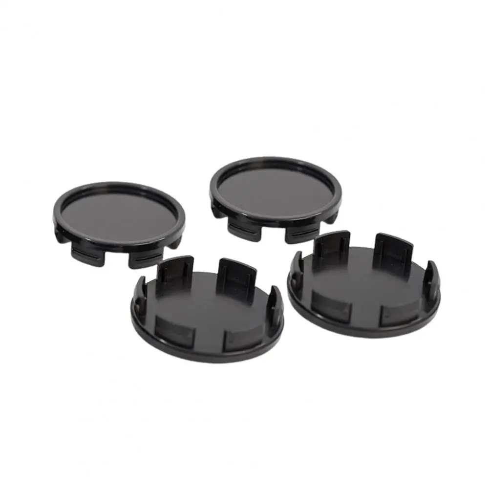 범용 자동차 휠 허브 캡 세트, 간편한 설치 캡 커버, 내구성 허브 캡, 4 개, 58mm, 외경 56mm