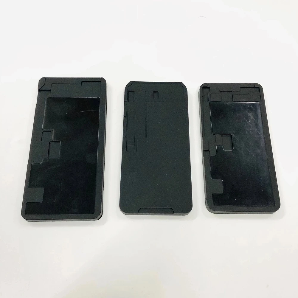 Black Rubber Pad With Flex Cable Space For iPhone 11 12 13 14 Pro Max OCA Laminating Mold Mat LCD Screen Refurbish Repair Tool