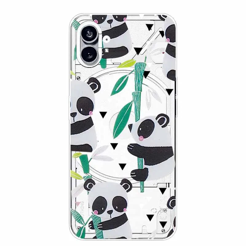 Silicone Soft Cute Transparent Protective Case - Clear TPU Cover