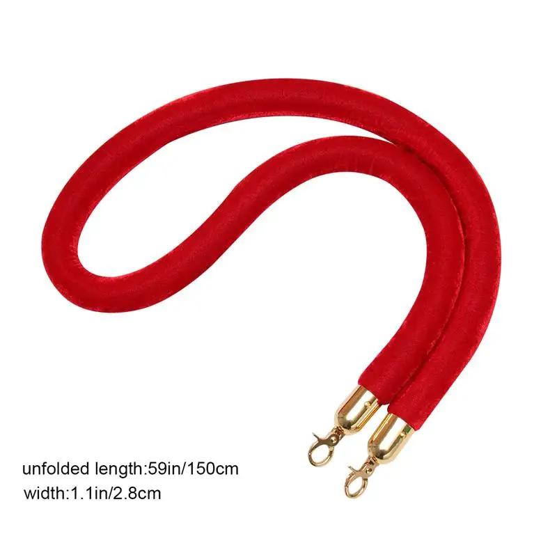 Rope Barrier Stanchion Red Crowd Control Queue Barriers And Poles