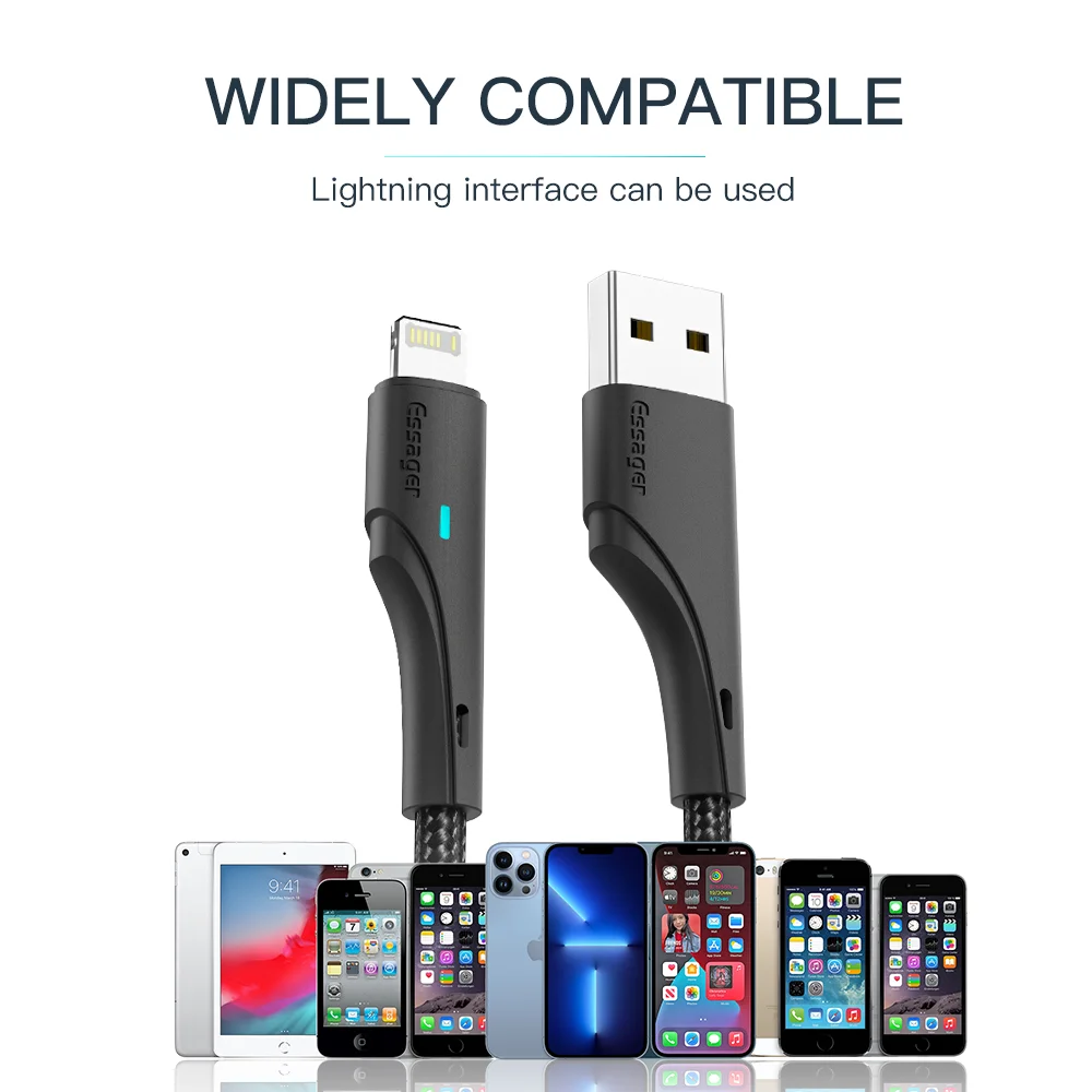 Essager USB Cable Fast Charging For iPhone