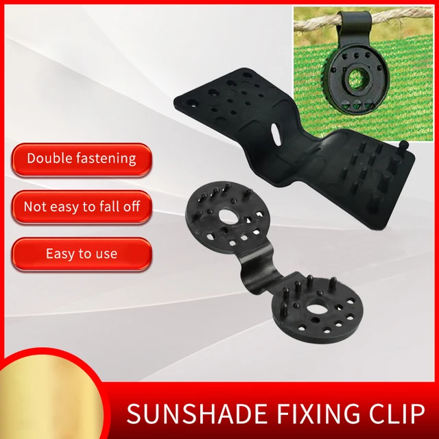 20 Darab Tenyésztő Növényi Kertészkedés Napsütés Háló Kerek Rögzítő Klip Fényvédő Nettó Kliphorog Tartozékok