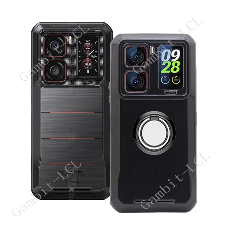 Durable TPU Soft Cover with Back Ring Holder Bracket
