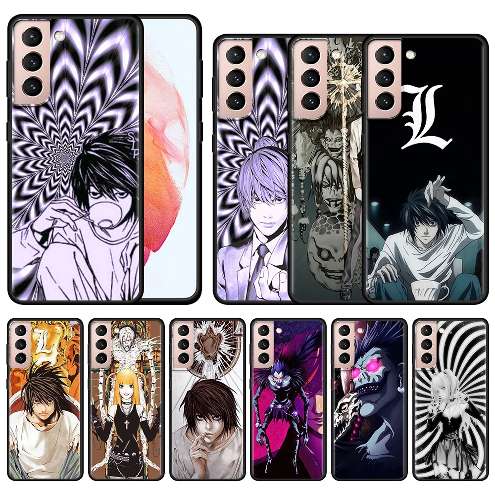 Чехол тетрадь смерти Yagami Light Misa Amane Ryuk для Samsung Galaxy S21 S20 Ultra S10 Plus Lite FE S10e S9 S8 S7Edge M22 M52 |