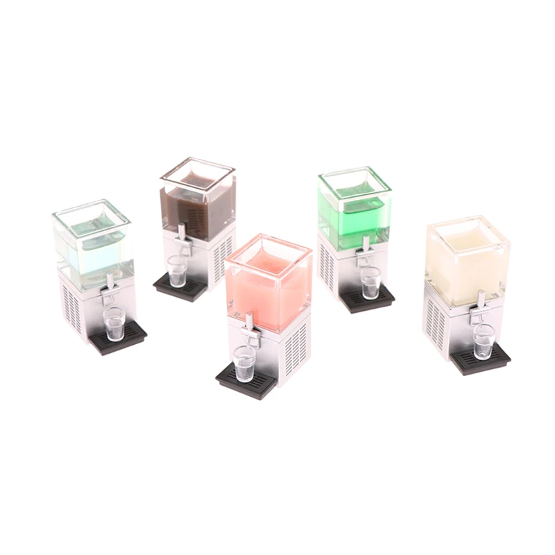 1:12 Dollhouse Miniature Juice Machine Cup Set Coffee Machine Mixer Machine Model Kitchen Doll Electrical Appliance Model Toys 4