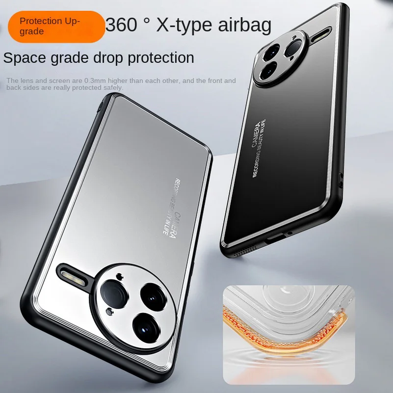 Enhanced Aluminum Alloy Sandblasted Back Plate Case with Metal Camera Protector