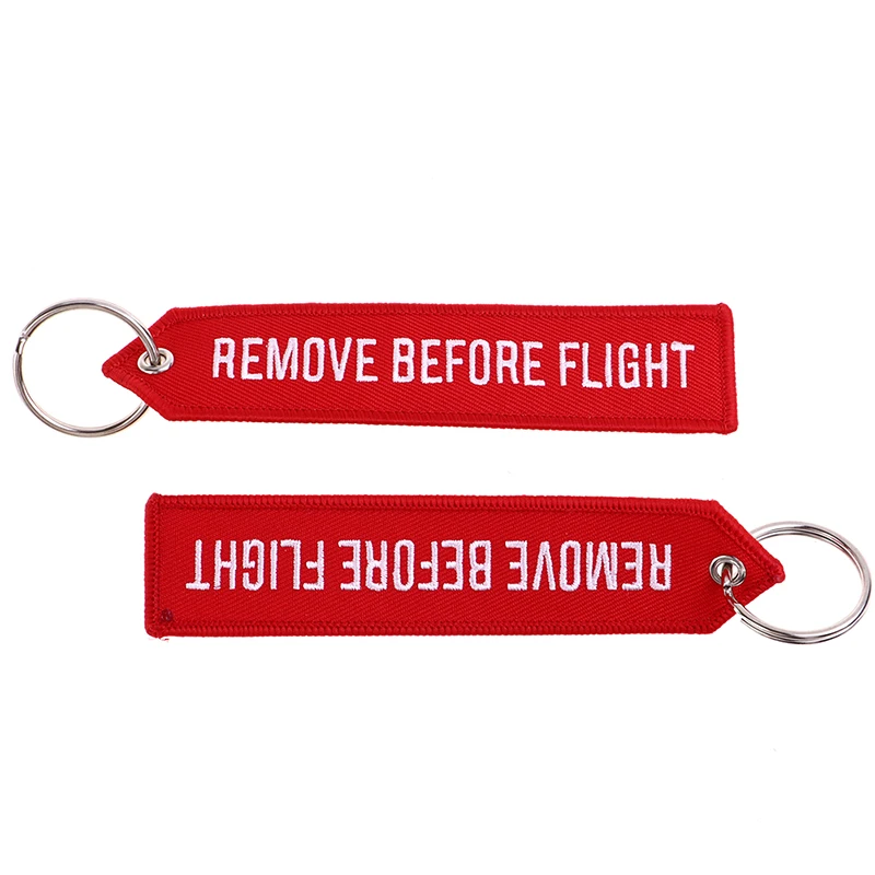 

Брелок для ключей с надписью «Remove Before Flight»