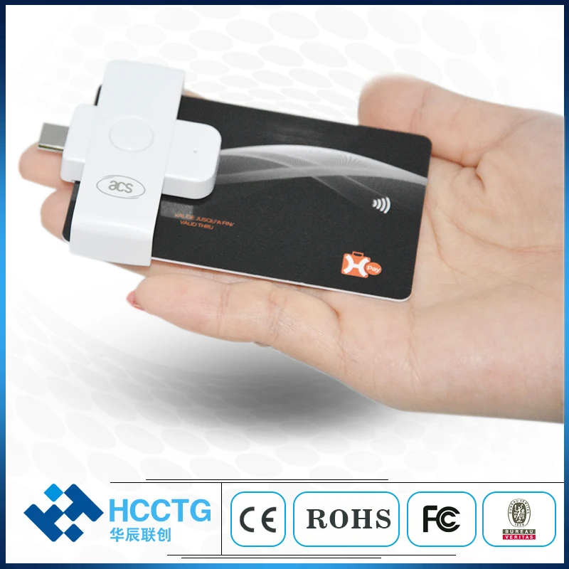 

ACR39U-NF Contact IC Chip Type C Smart Card Reader Support IOS7816 with free SDK