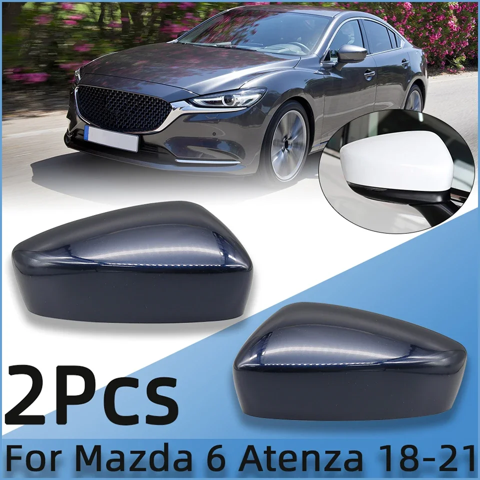 Side Mirror Shell Accessori Auto Per Mazda 6 Atenza 2013-2017 Custodia Coperchio Specchietto Retrovisore Side Mirror Cap compatibile (Colore : 12, Size : Right