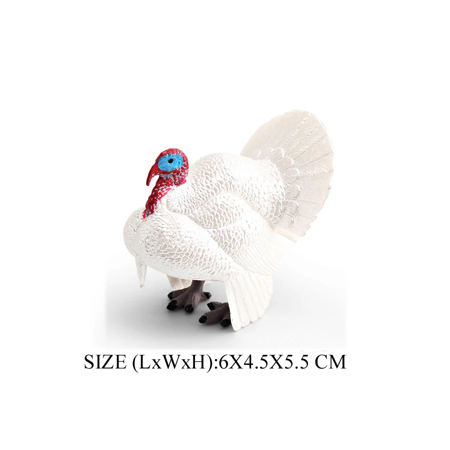 Simulation Vogel Tier Tukan Türkei Flamingo MandarinDuck Kiwi Woodpeckers Modell Figur Garten Dekoration Miniatur Spielzeug – Detail 34