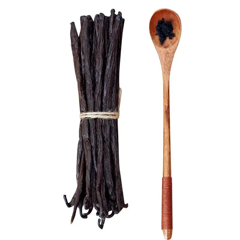 14-17cm 10Pcs/20Pcs Natural Madagascar Vanilla Pods Incense Natural Bean Aroma