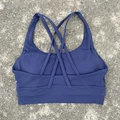 Navy sports bra