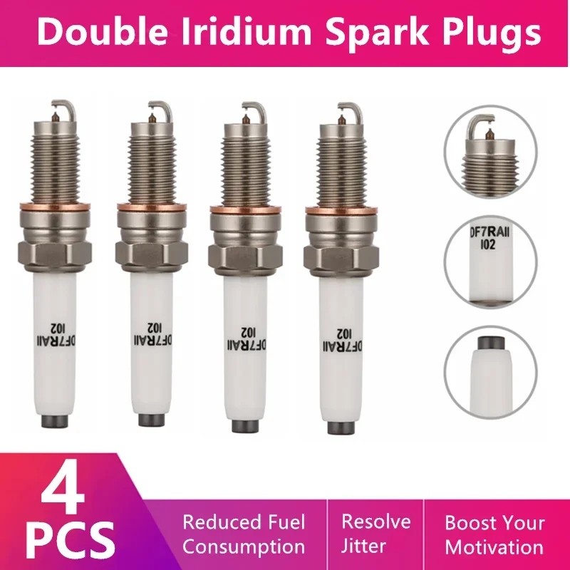 

Double Iridium Spark Plug C-08 for Volkswagen SCIROCCO POLO PASSAT SHARAN auto parts 04E905601 04E905612 L04E905601
