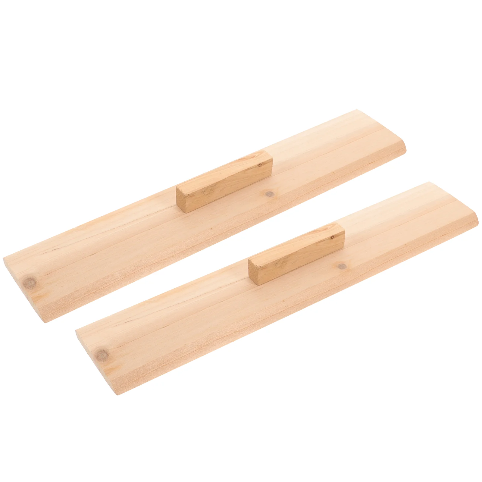 

2 Pcs Supplies Folding Quilt Wood Slab Auxiliary Tool Wooden Quick Clothes Board