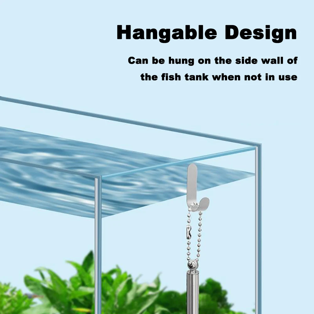 Aquarium Square Fishing Net With Suction Cup Extendable Long Handle Fishing Gear For Catching Fish Shrimp Tank Clean Accessories 2 Aquarium Square Fishing Net With Suction Cup Extendable Long Handle Fishing Gear For Catching Fish Shrimp Tank Clean Accessories 2